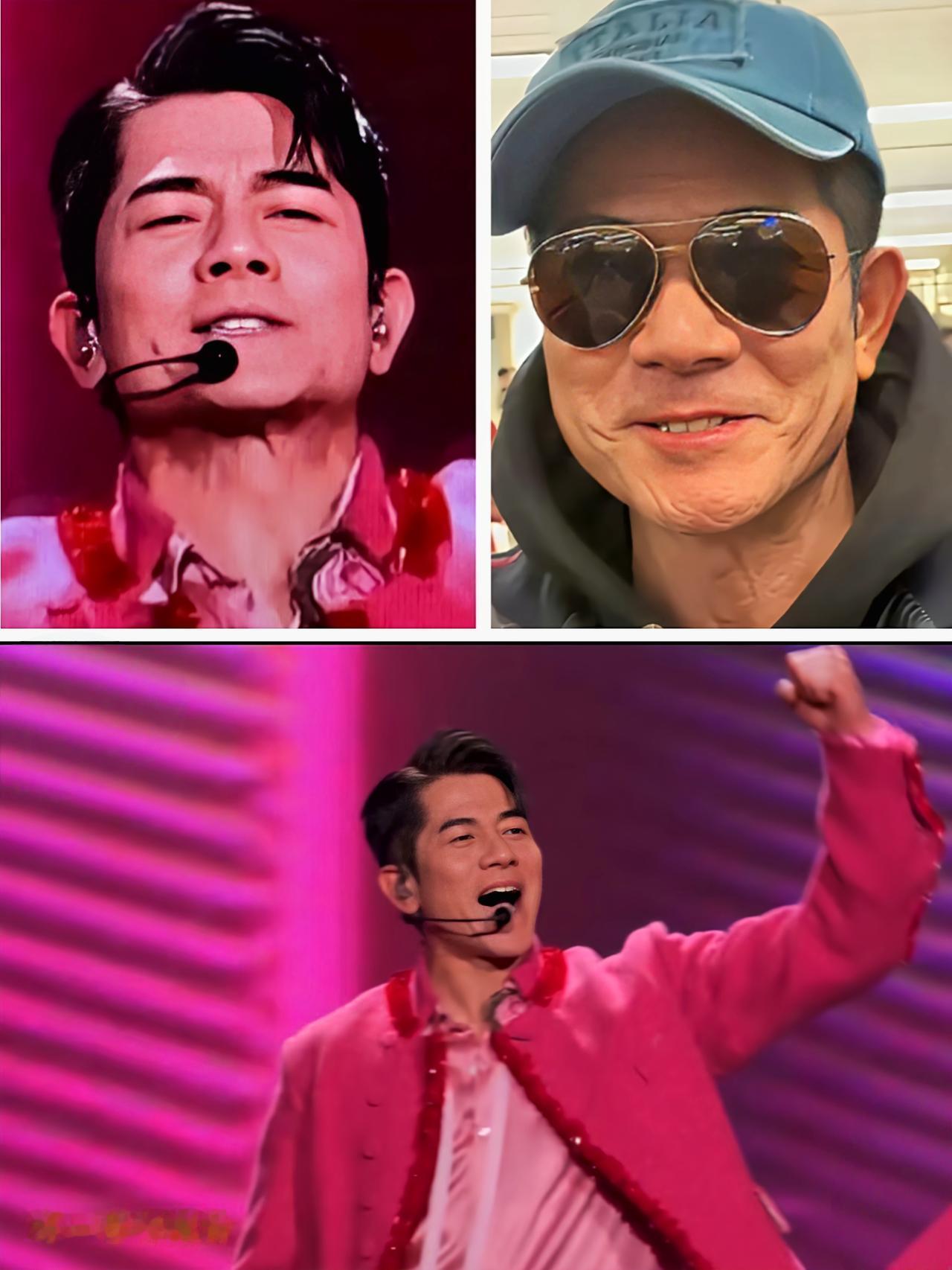 今年春晚我最想不通的人，
就是郭富城了，
前几天回安徽时还是满脸皱纹，春晚就立马