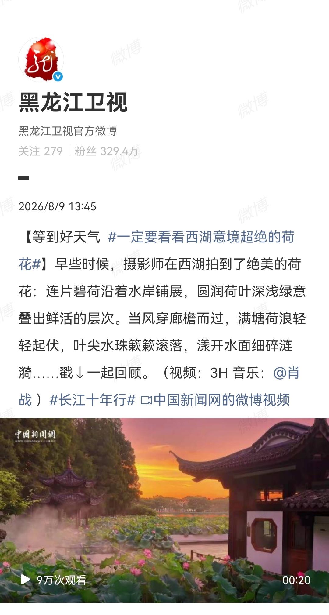 8月9日，黑龙江卫视发了肖战的歌[机智]