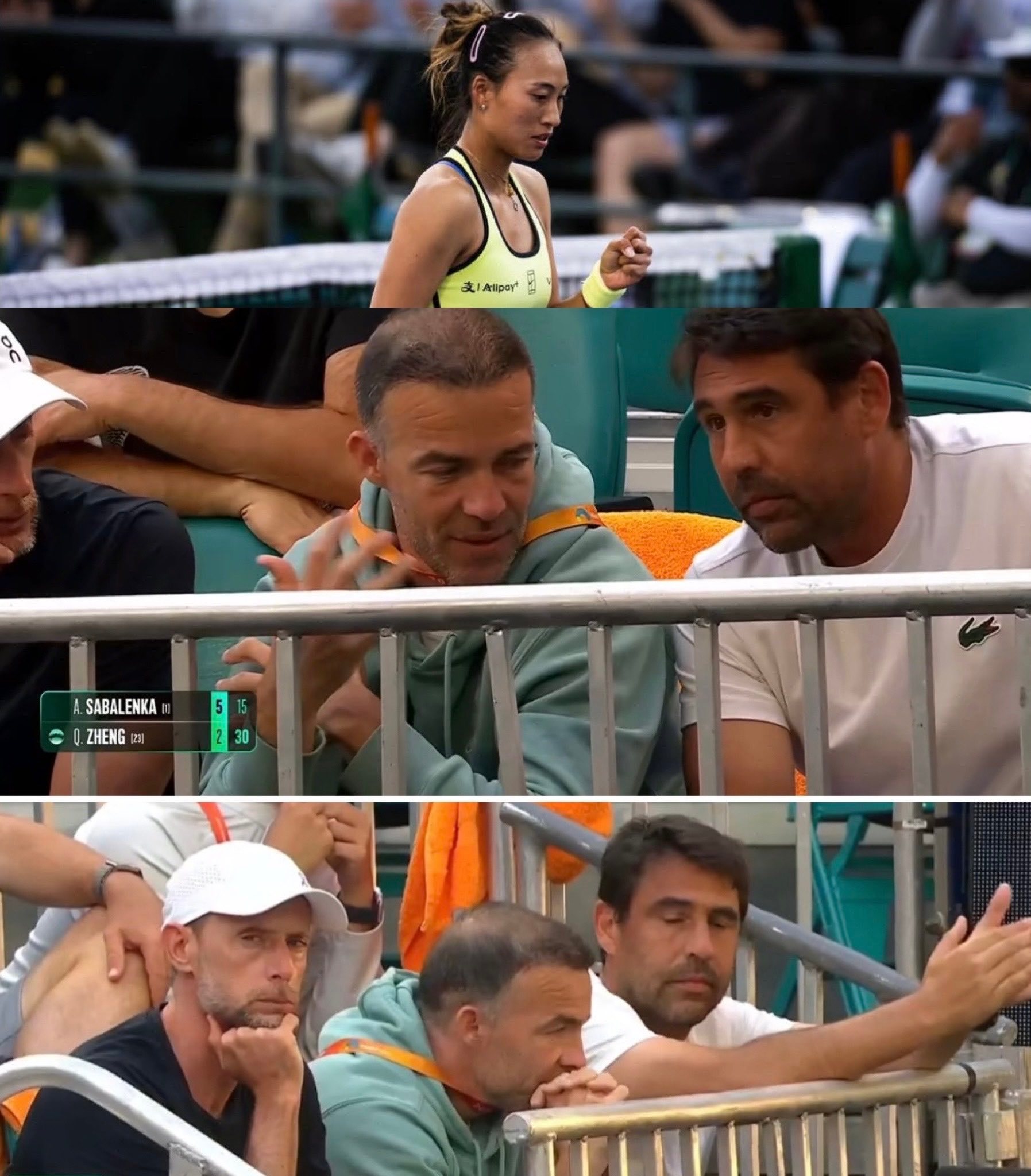 郑钦文确实需要双教练模式，需要新的思路！今天郑钦文和萨巴伦卡的第9次交手中，钦文