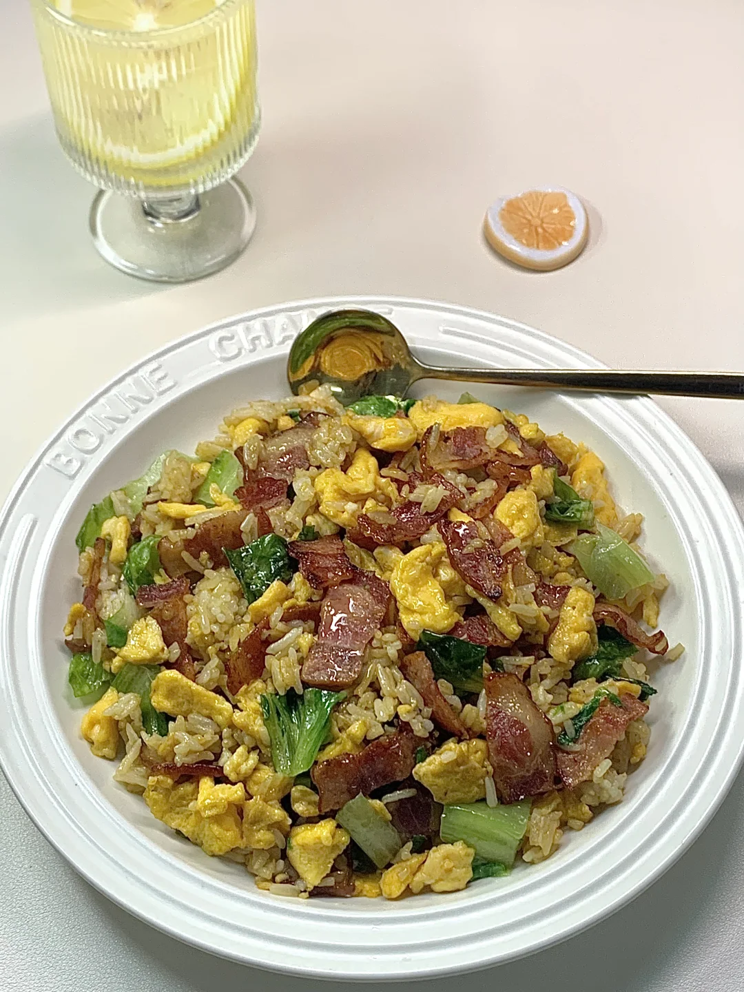 ㊙️好吃到飙泪［培根蛋炒饭］