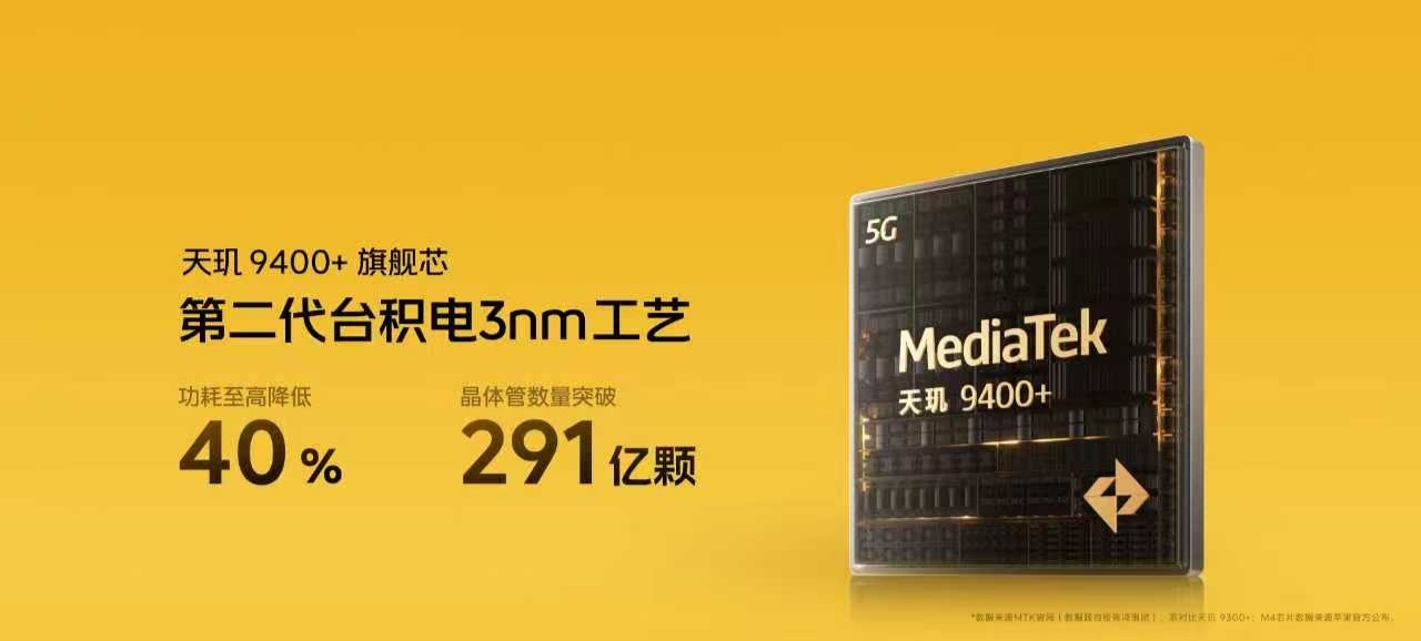 iQOO Z10 Turbo+性能：搭载了天玑9400+处理器，第二代台积电3n