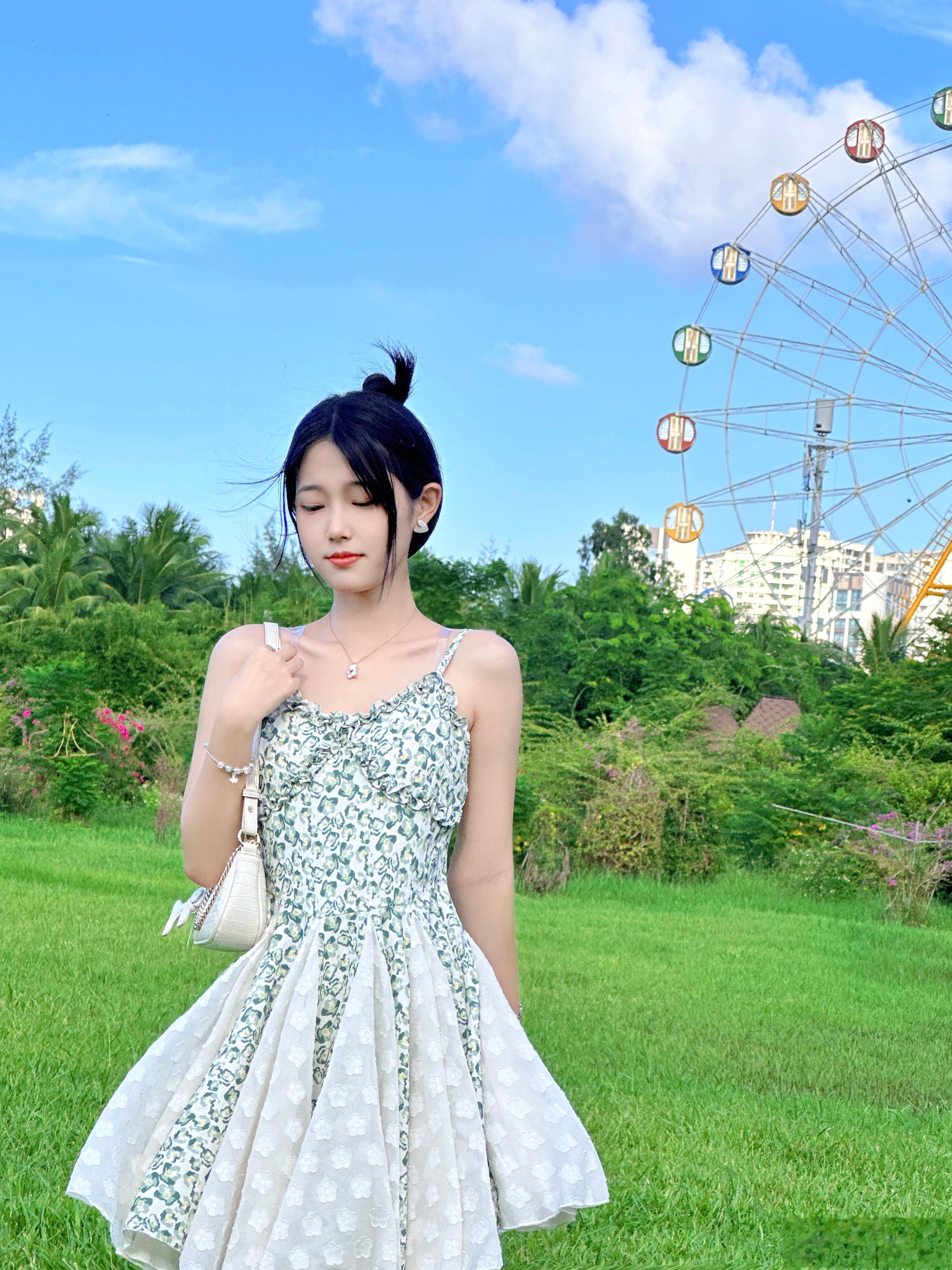 蓝天绿草和摩天轮🎡 ​​​