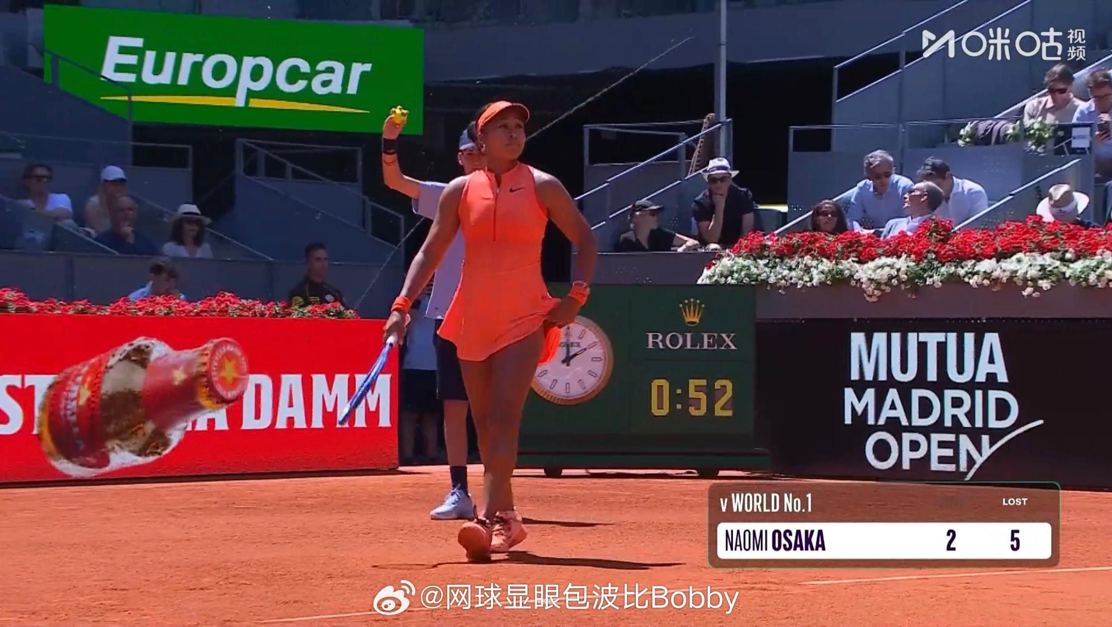 前世界第一大阪直美对阵🆚世界第一交手记录📝2胜5负wta1000网球wta