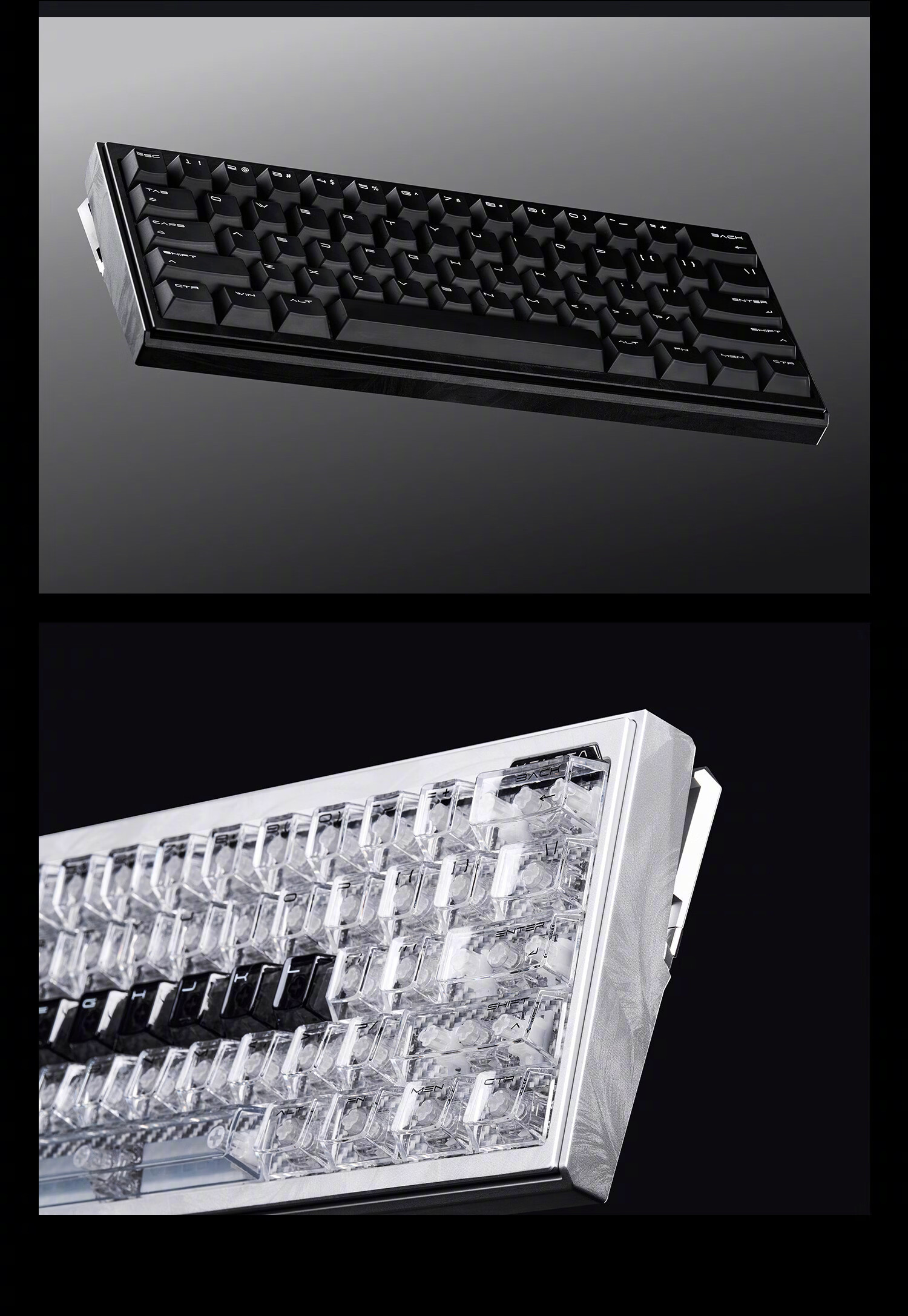 我看ATK梵塔这两款新磁轴键盘还挺有诚意⌨️FUZZY 63V2和60V2标准版