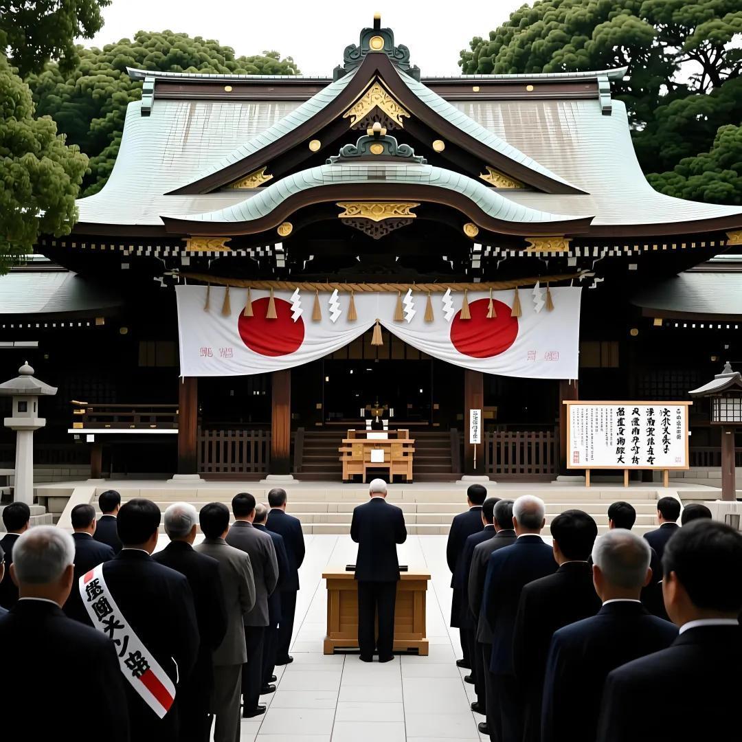 日本战犯神社，很客观，很客气，不过，根子还是美国1945年放走的那个人
8月15