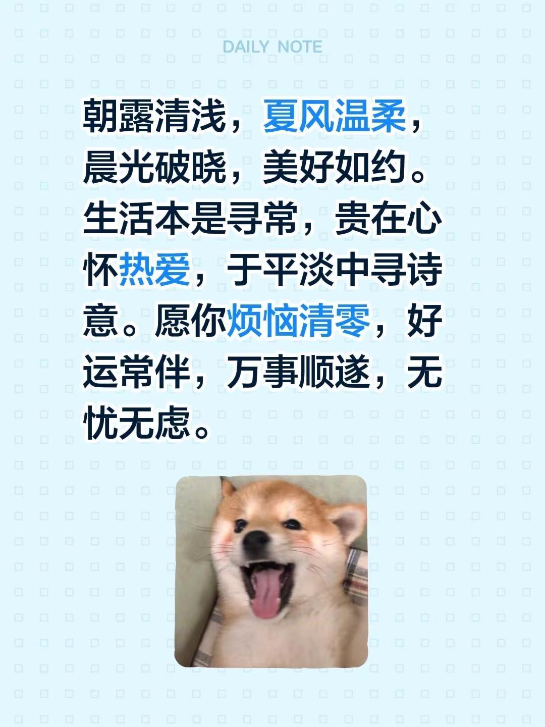 蓝光心里话……我评论了@刘墉 的作品：朝露清浅，夏风温柔，晨光破晓，美好如约。生