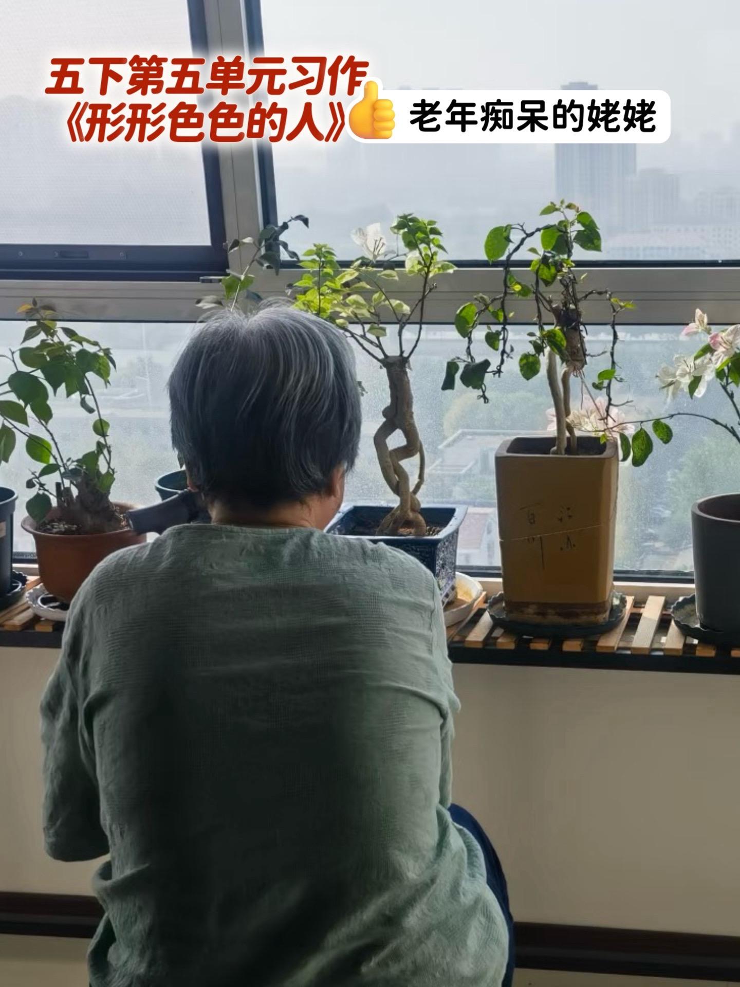 《形形色色的人》 老年痴呆的姥姥。小学五年级下册第五单元习作《形形色色...