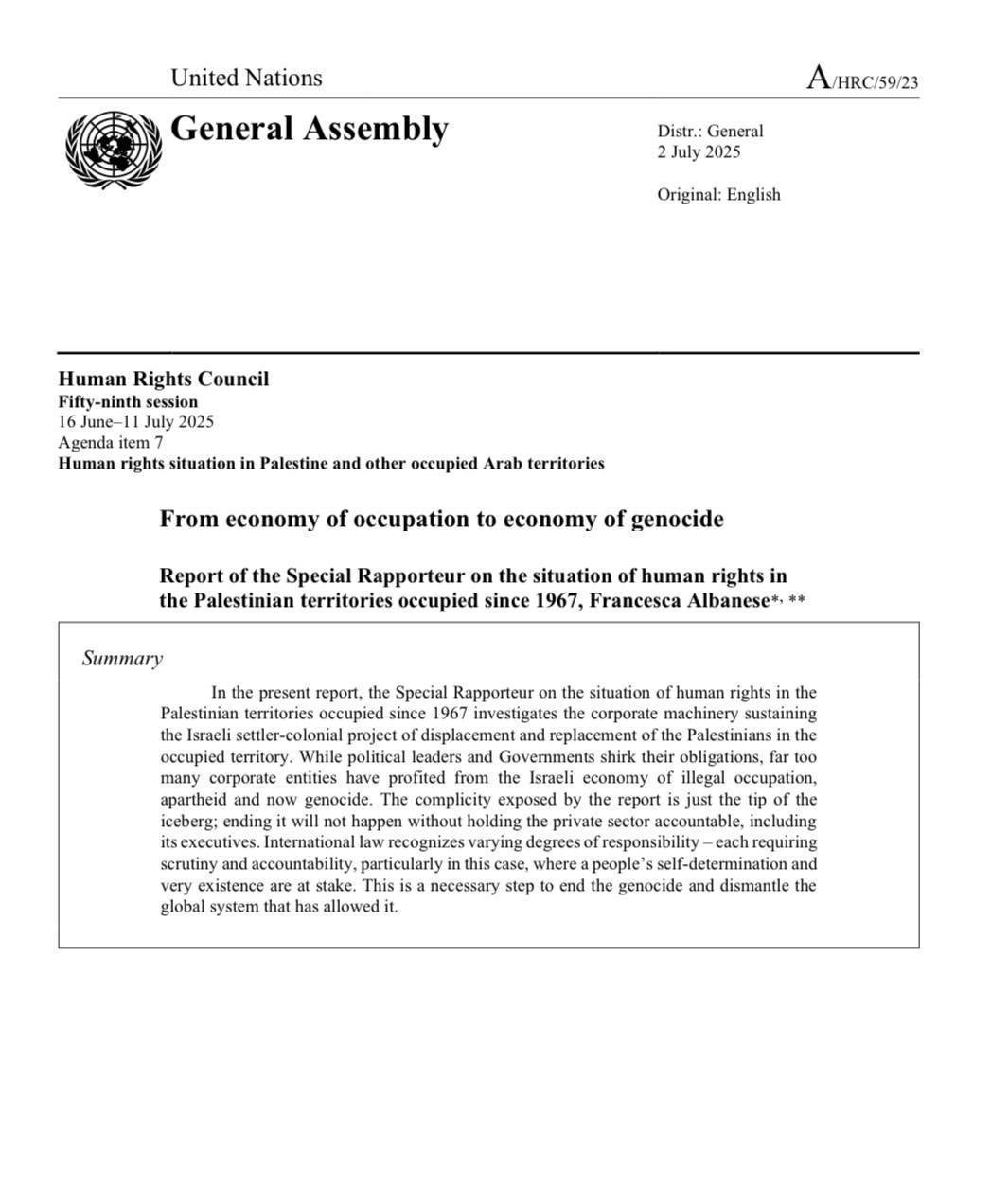 伊朗议长呼吁全球关注联合国涉以报告伊朗议会议长加利巴夫呼吁全球受众阅读三份关于以