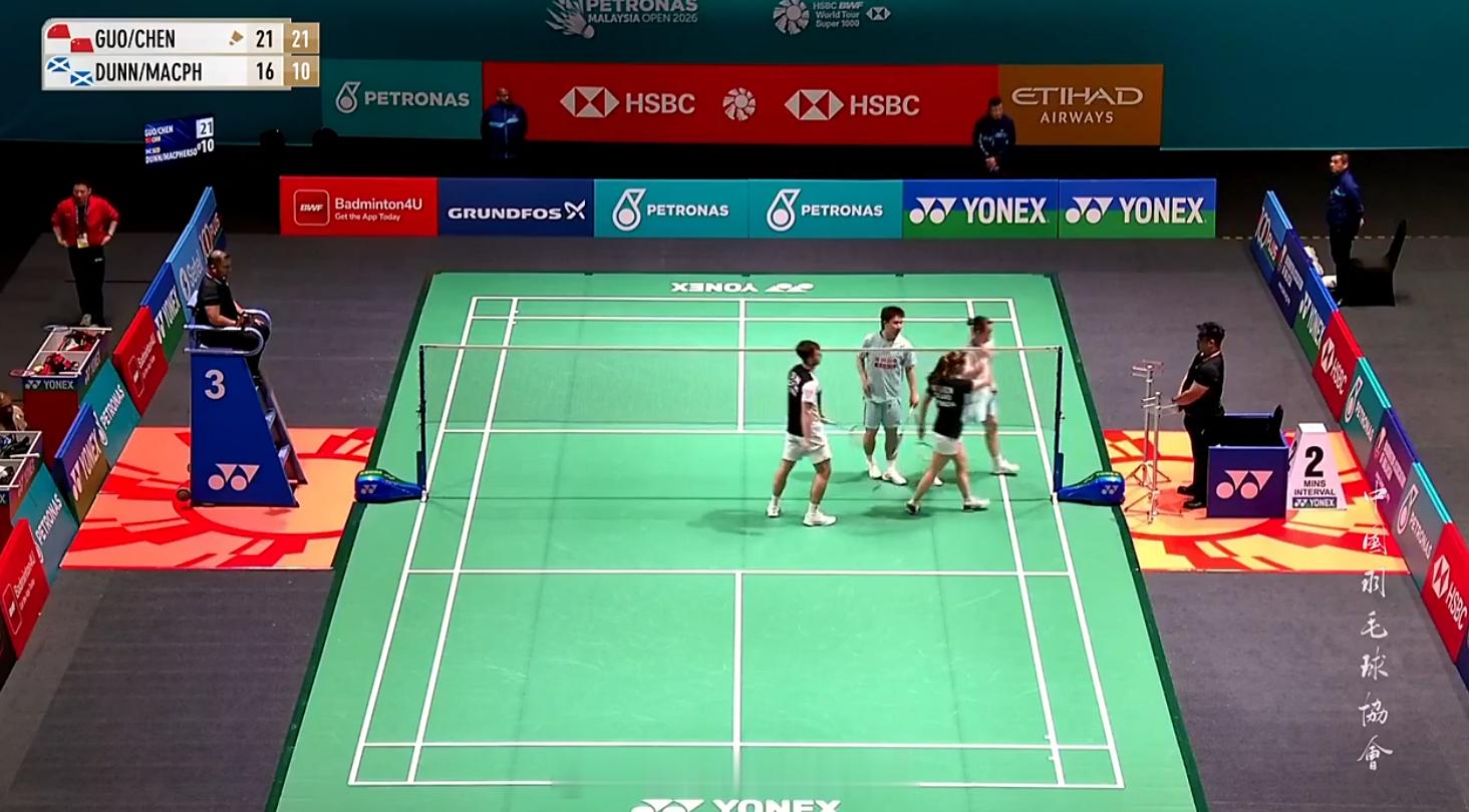 2026年马来西亚羽毛球公开赛 混双 1/16赛 郭新娃(6) / 陈芳卉 21