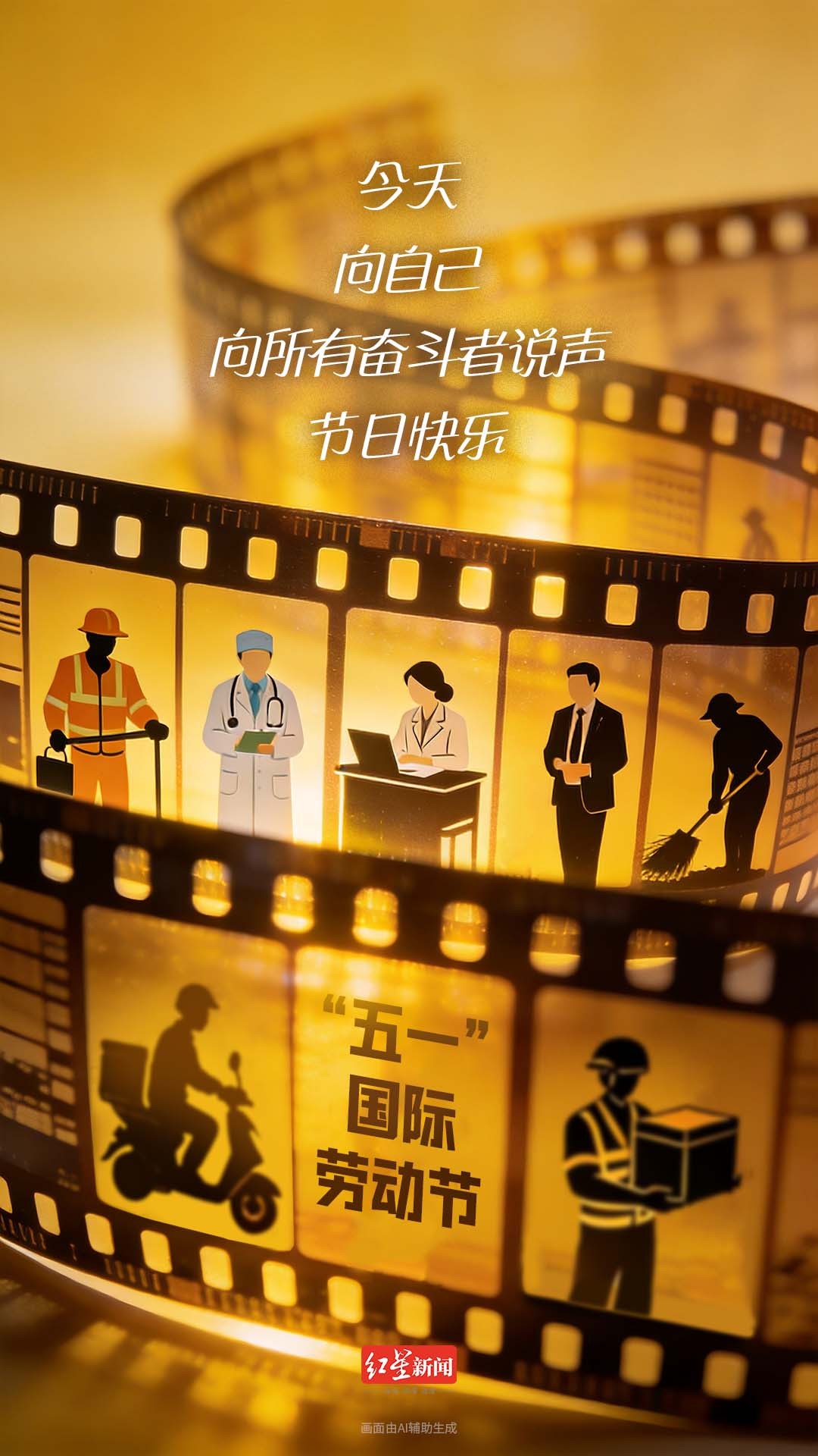 【五一劳动节 #一起为正在努力的自己转发#！】无论你在什么岗位，从事什么职业，每