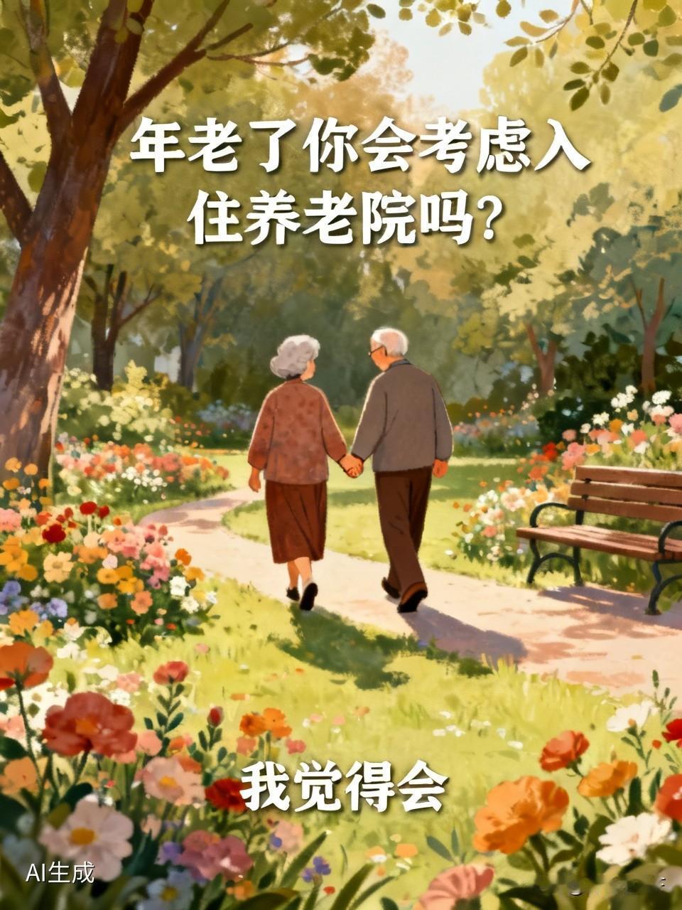 我觉得会。

毕竟只有一个孩子，等我们夫妻年老，孩子工作繁忙，也没办法全天照料我