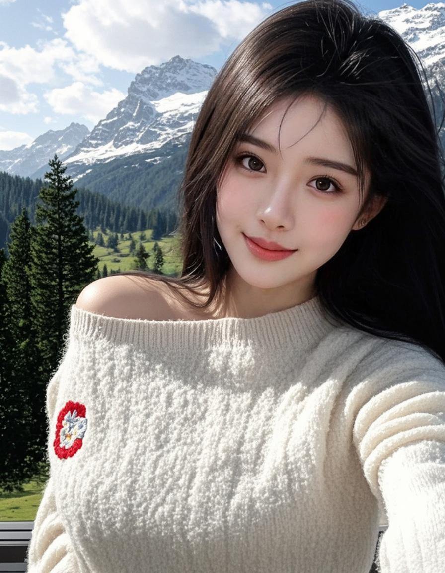 雪山佳人 原来ai写真可以这么美 人生总得有一套ai写真吧 谁拍谁好看...