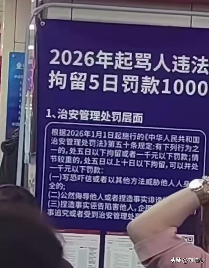 可别再张嘴就骂人了！新《治安管理处罚法》已经把这事给管得明明白白，可不是闹着玩的
