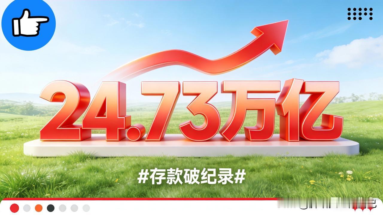 太猛了！2025年前11月存款狂增24.73万亿，人均存钱近9000元？
 
家