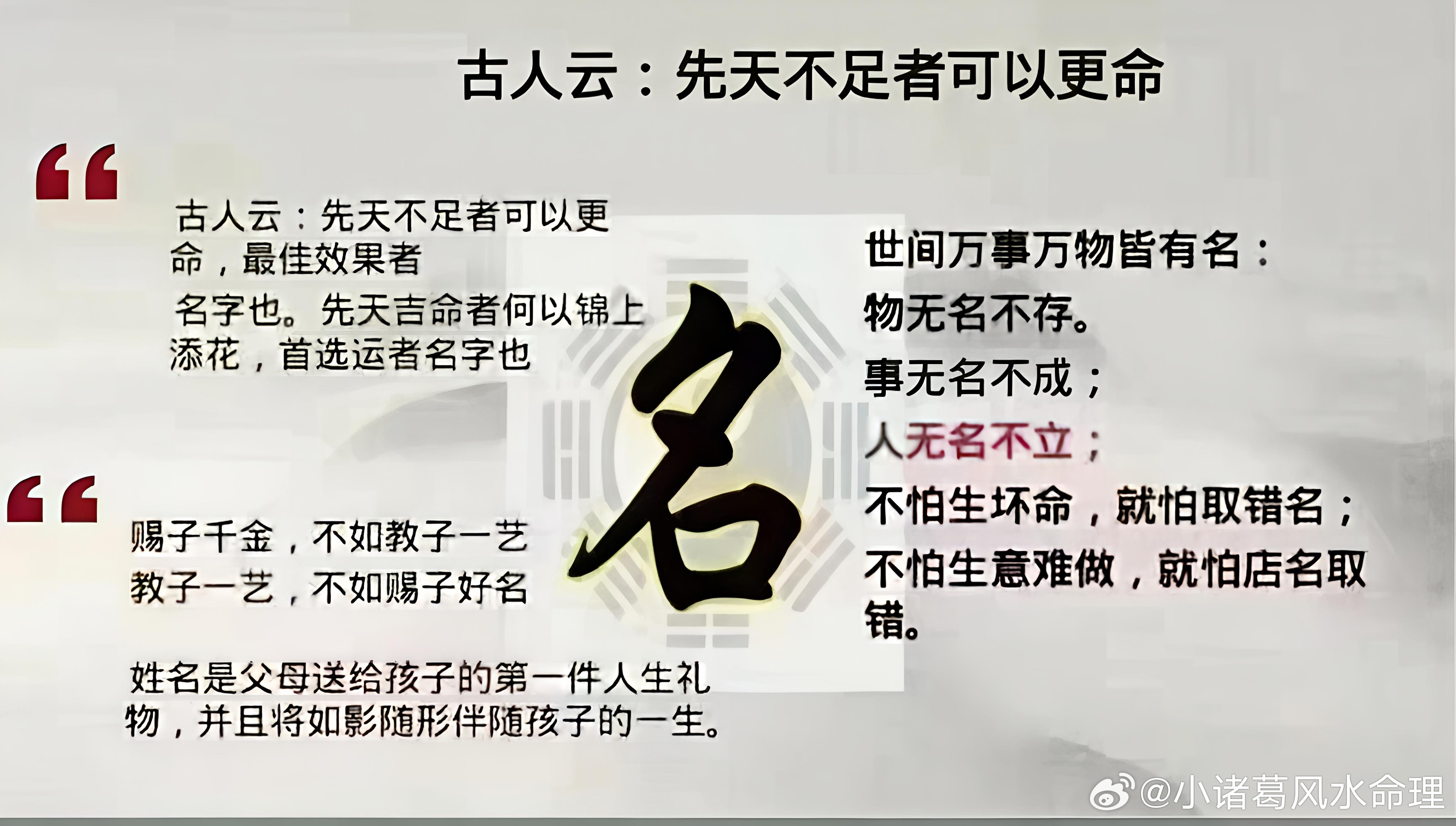 取名字是根据先天八字配合后天大运，再按照五行相生相克原理，进而加以命名的一种学术
