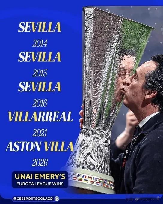 阿斯顿维拉3-0战胜了弗赖堡，拿下了欧联杯冠军。新的赛制下以后英超年年拿欧联欧协