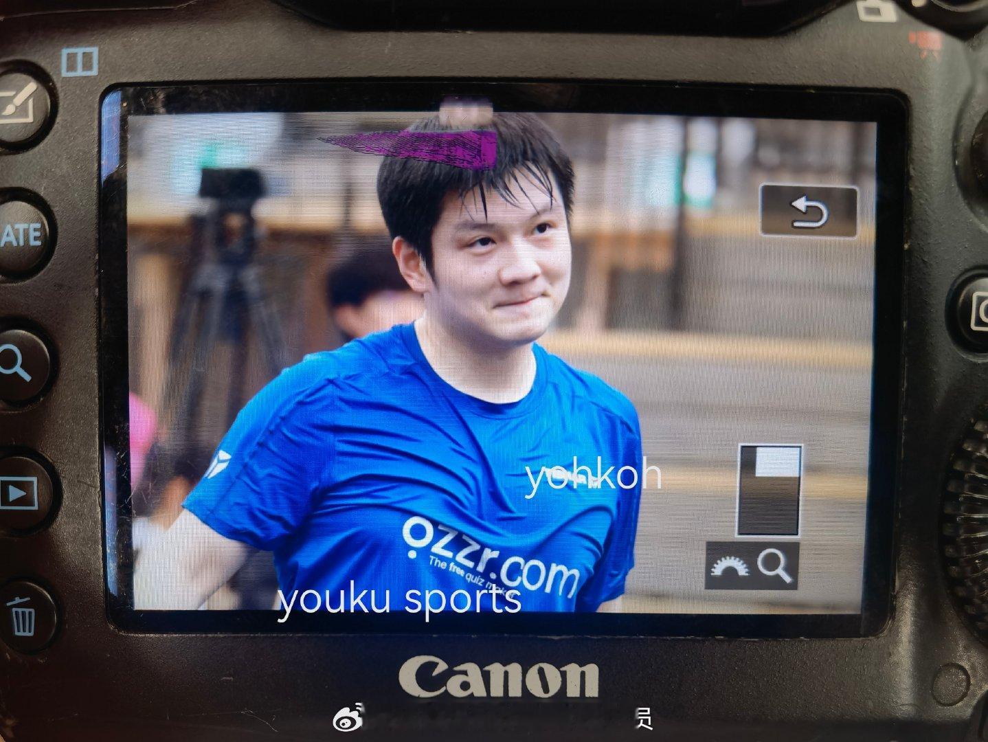 樊振东樊振东德甲德甲乒乓球联赛 大汗淋漓的🐼辛苦啦训练加油比赛加油（