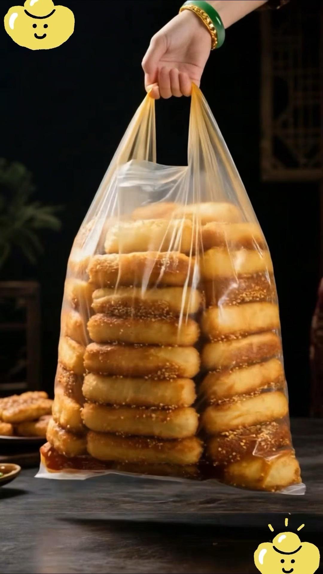 外酥里糯，裹满红糖香甜，一口软糯不粘牙，暖乎乎超治愈，传统小吃解馋又暖...