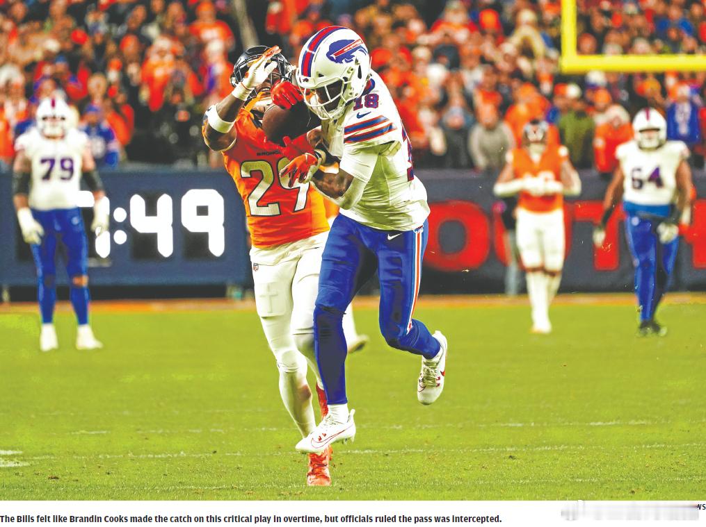 NFL2025-26赛季分区半决赛周 比尔 30：33野马 