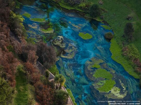 感谢这世界还存有油画般、蓝宝石色的泉水