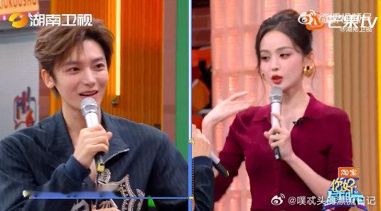 娜扎我的队不能没有侯明昊你好星期六侯明昊娜扎的舞台表现力真的没话说，即兴舞蹈动作