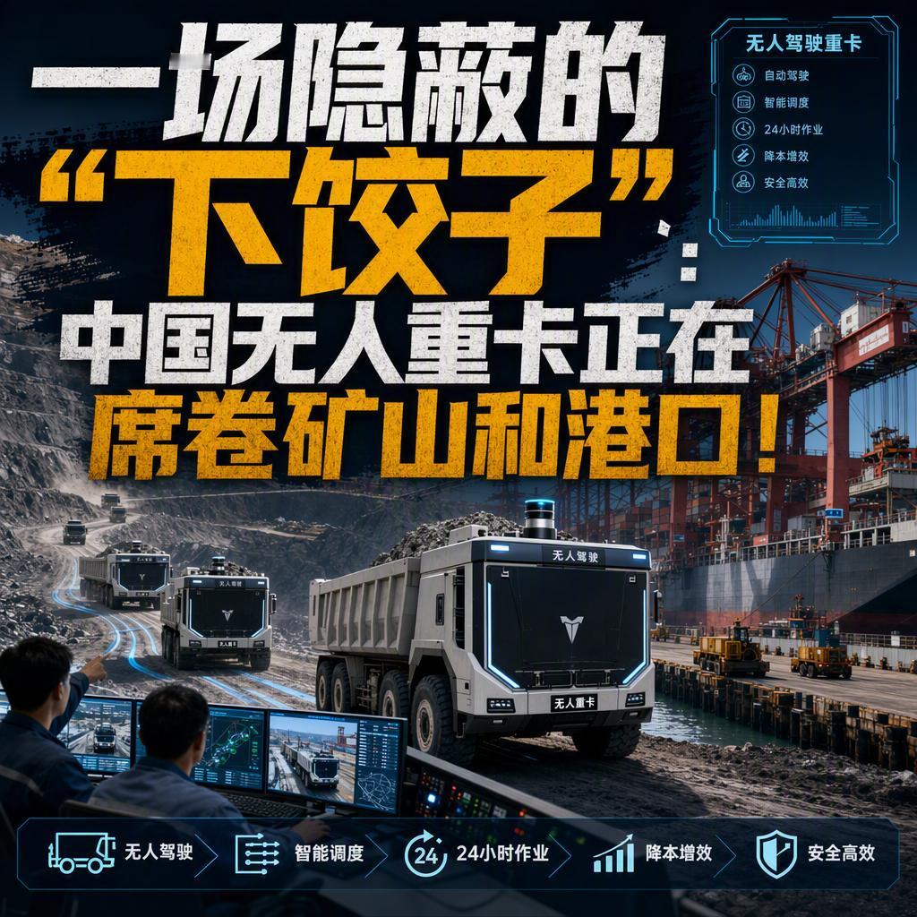 88台，4000台，45倍。
这三个数字，藏着中国无人重卡最疯狂的秘密。
202