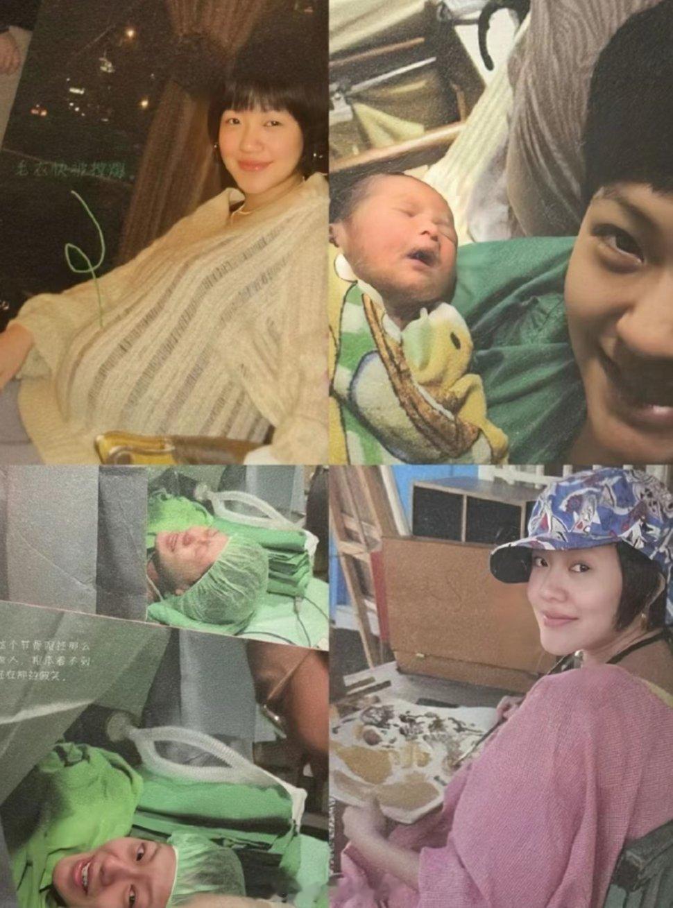 小S 26岁生许俏妞时的样子，刚生完许曦文也太好看了。难怪她说自己是生孩子机器。