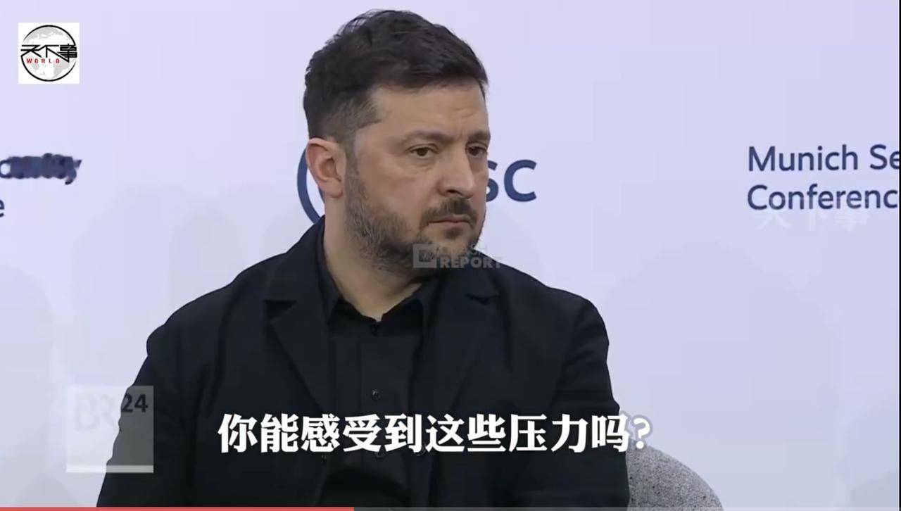 据今日俄罗斯报道，泽连斯基被问及是否因特朗普要求其尽快与俄达成协议而感到压力时，