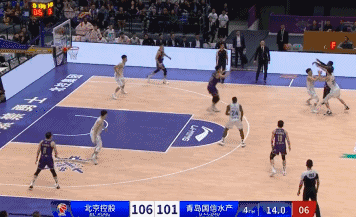 陈国豪压哨三分，杀死比赛悬念
北京时间10月23日，北控与青岛的比赛进行至还有1