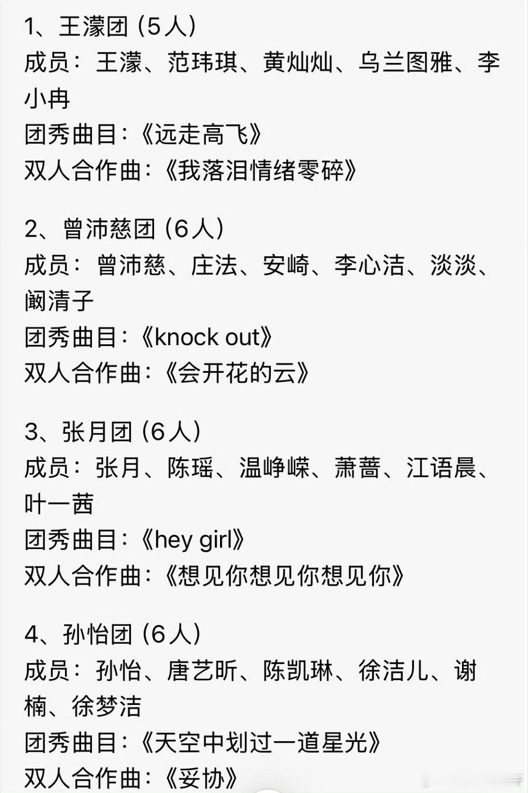 曝浪姐7总决赛选歌组队这么快就已经录好了选歌了吗？27号直播。这场闹剧终于要结束