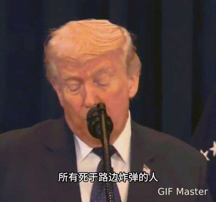 懂王讲话疑似在梦游，他说那些在战争中被炸死的人还可以四处走动，不得不怀疑他对人类