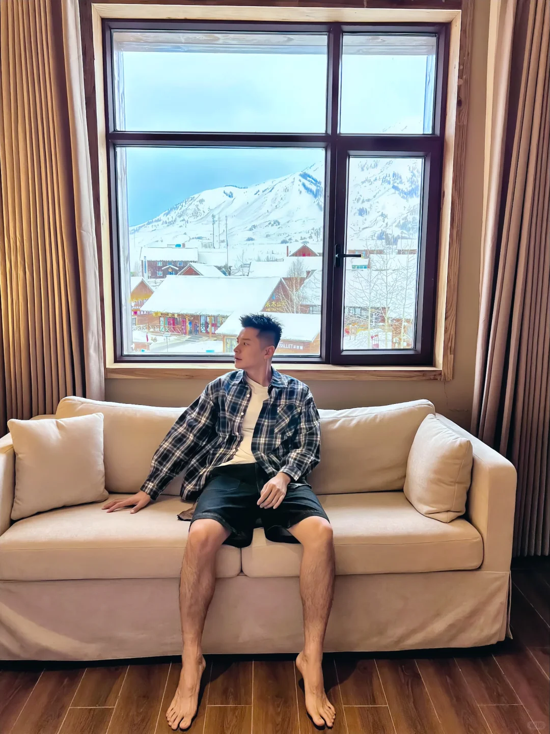 想一直在酒店躺着 看禾木的冬天❄️