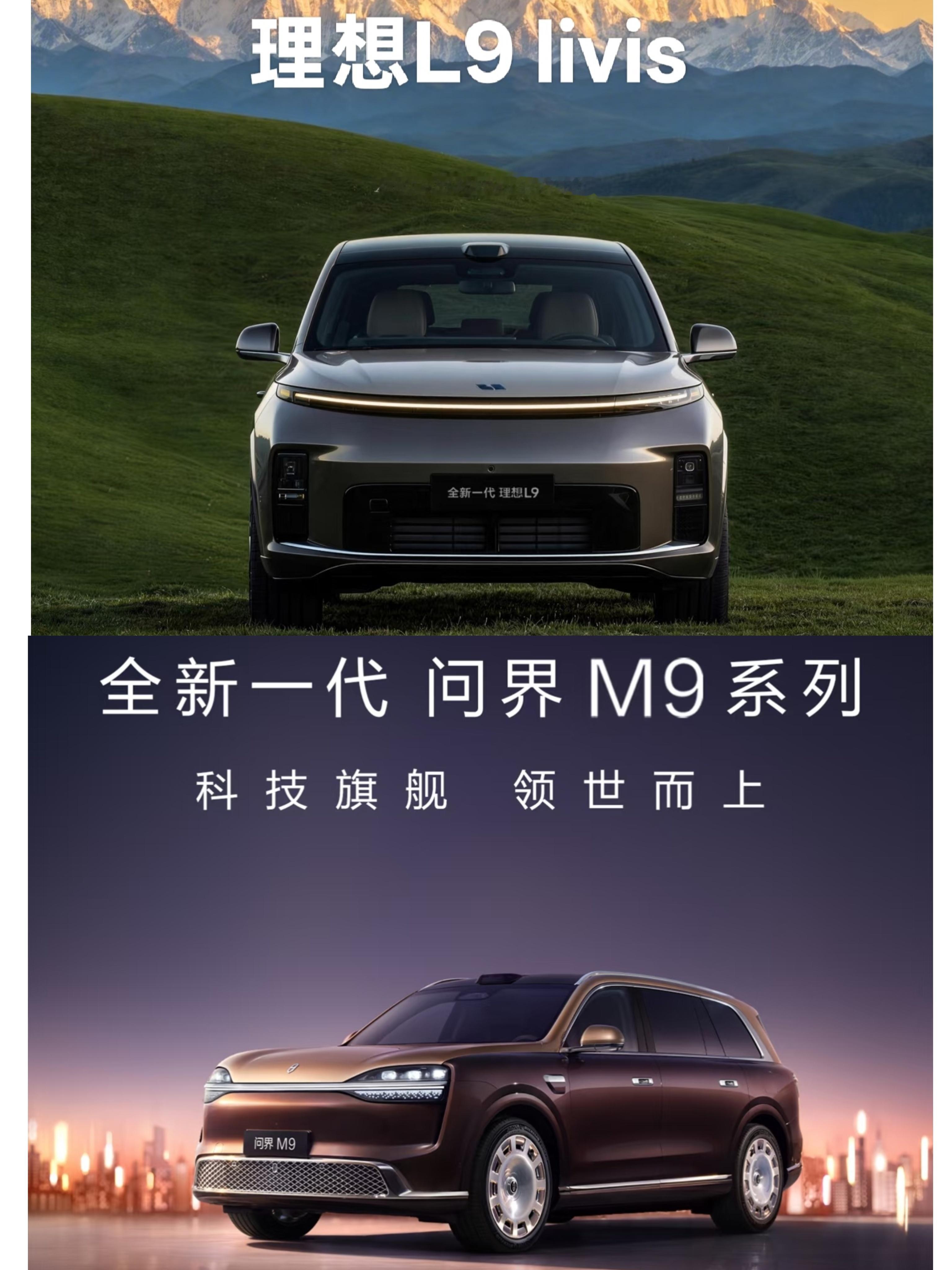 50万：哪个更值？ 理想L9 livis vs 问界M9线控转向，线控制动+80