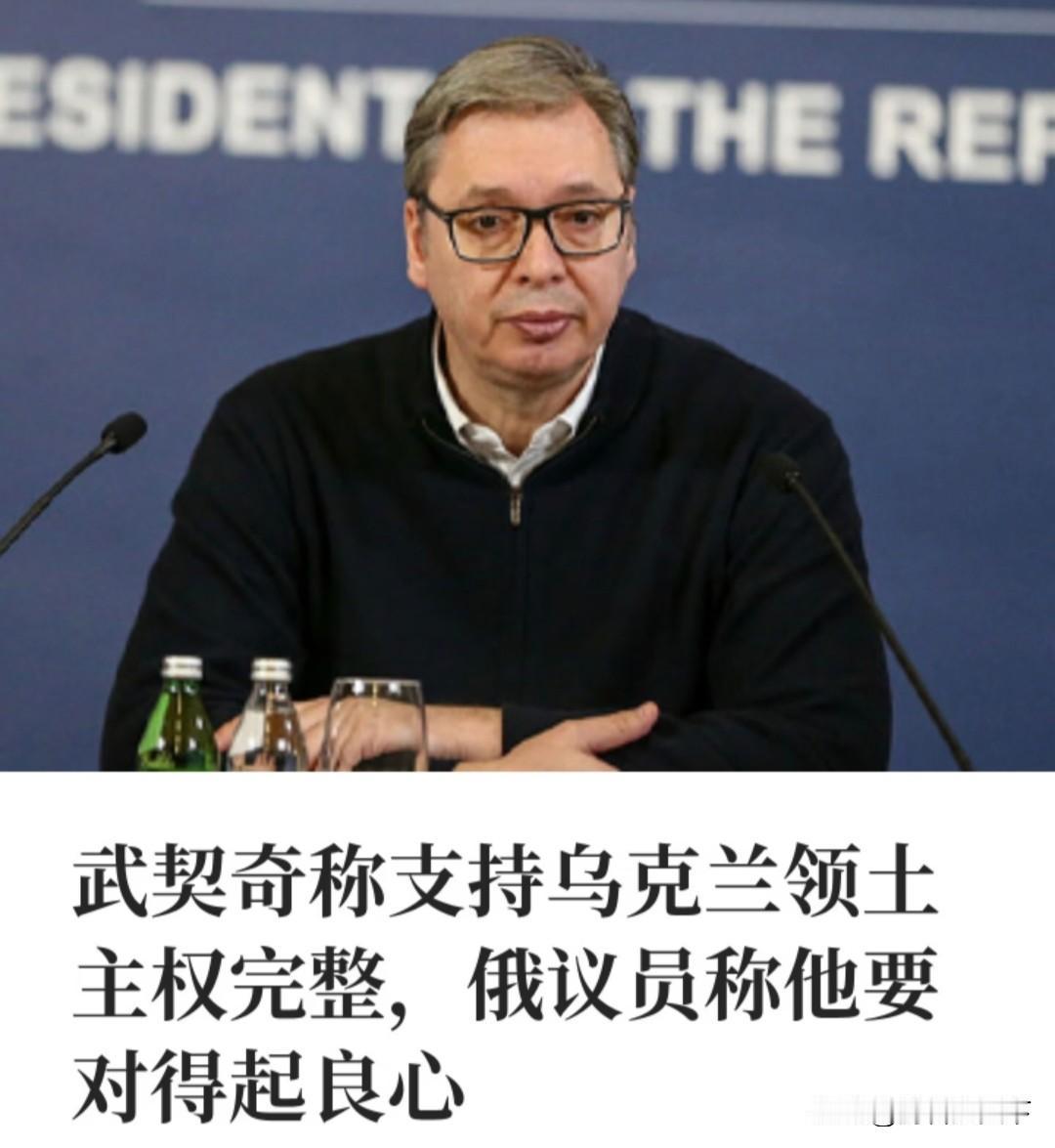 这就是武契奇拧巴的地方，在基辅出席东南欧-乌克兰峰会口头支持乌克兰又拒绝签字，但