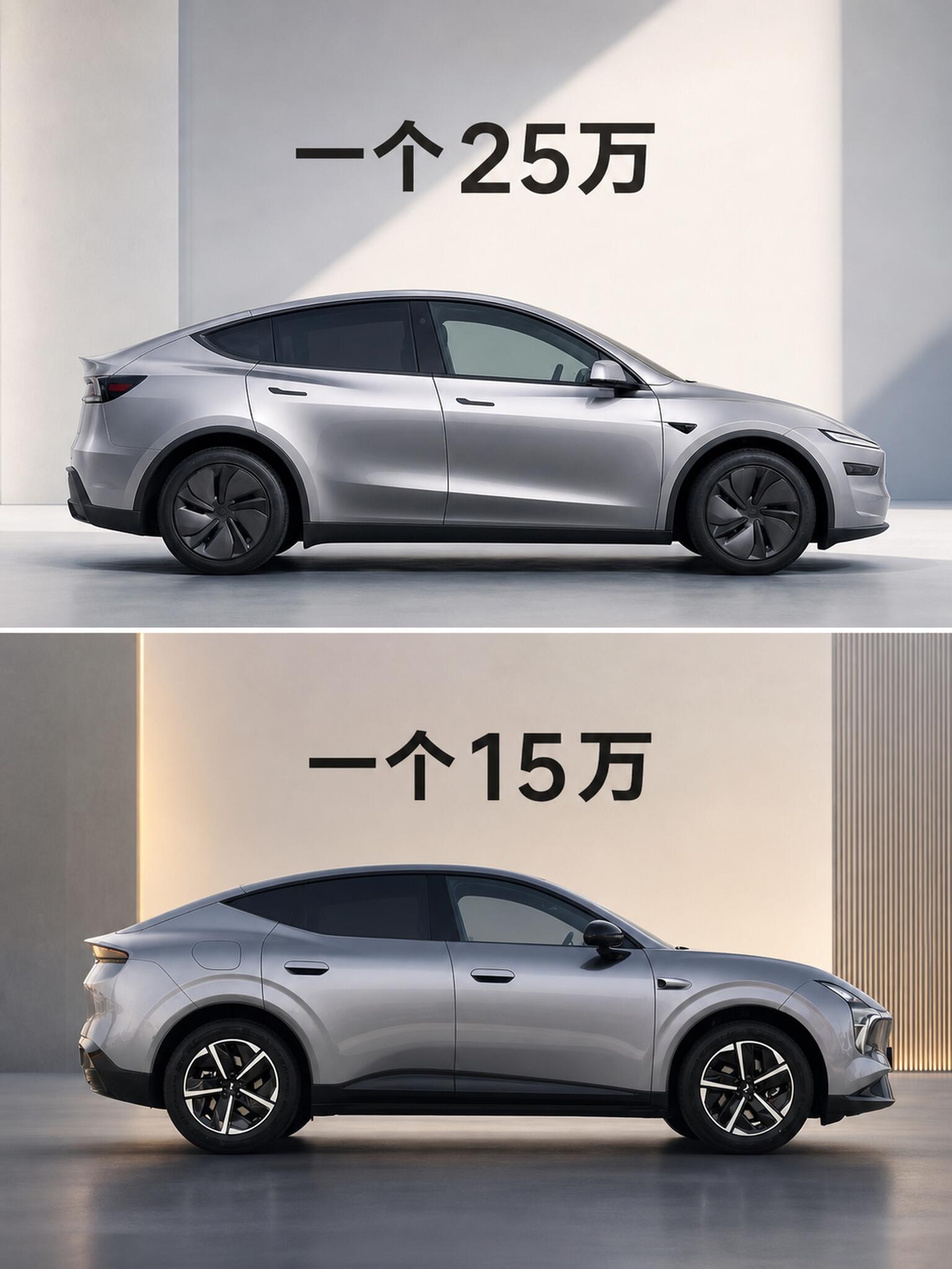 一个15万，一个25万这10万差在哪里了？ 