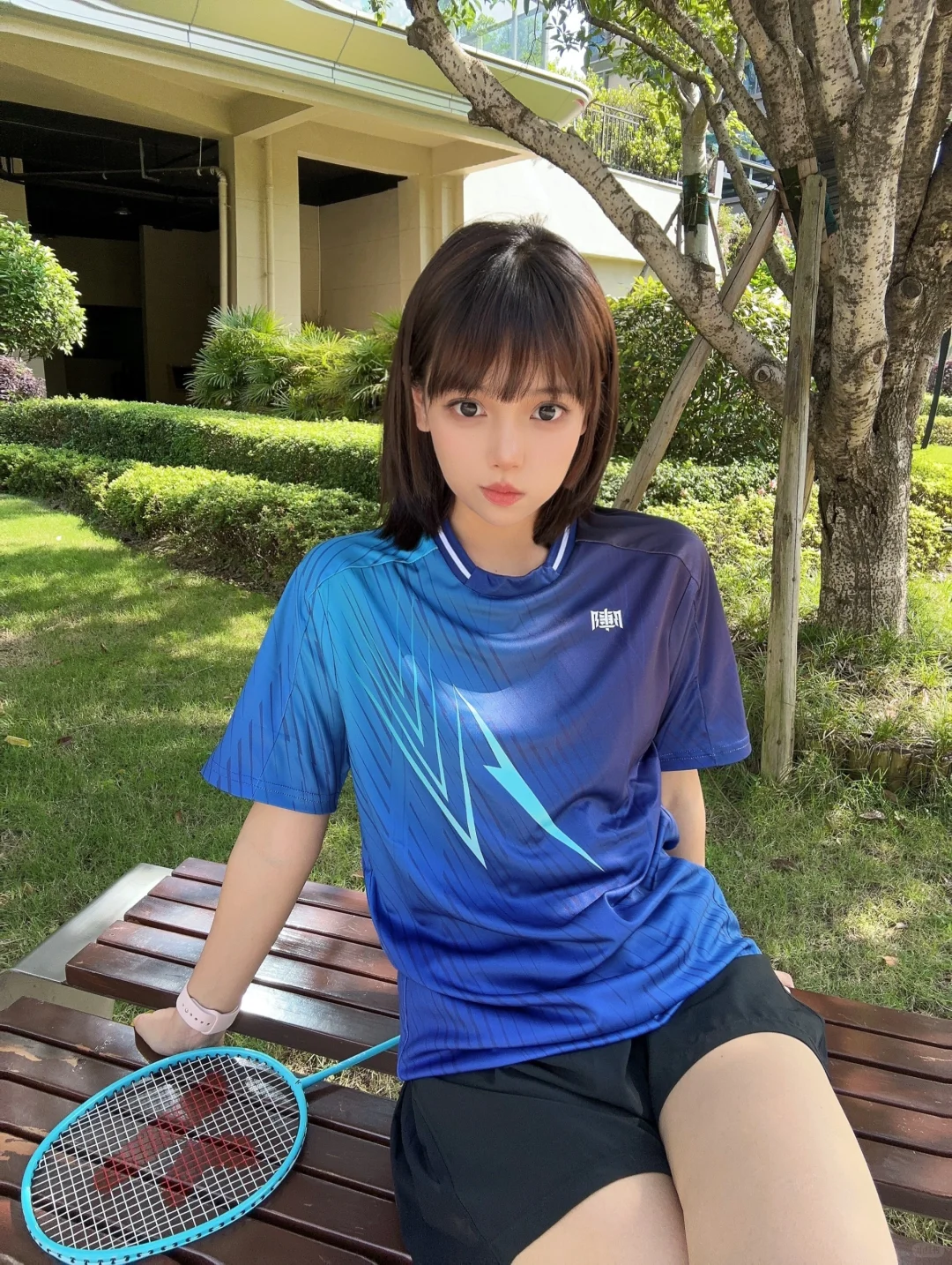 🏸球技一般，和你打刚好