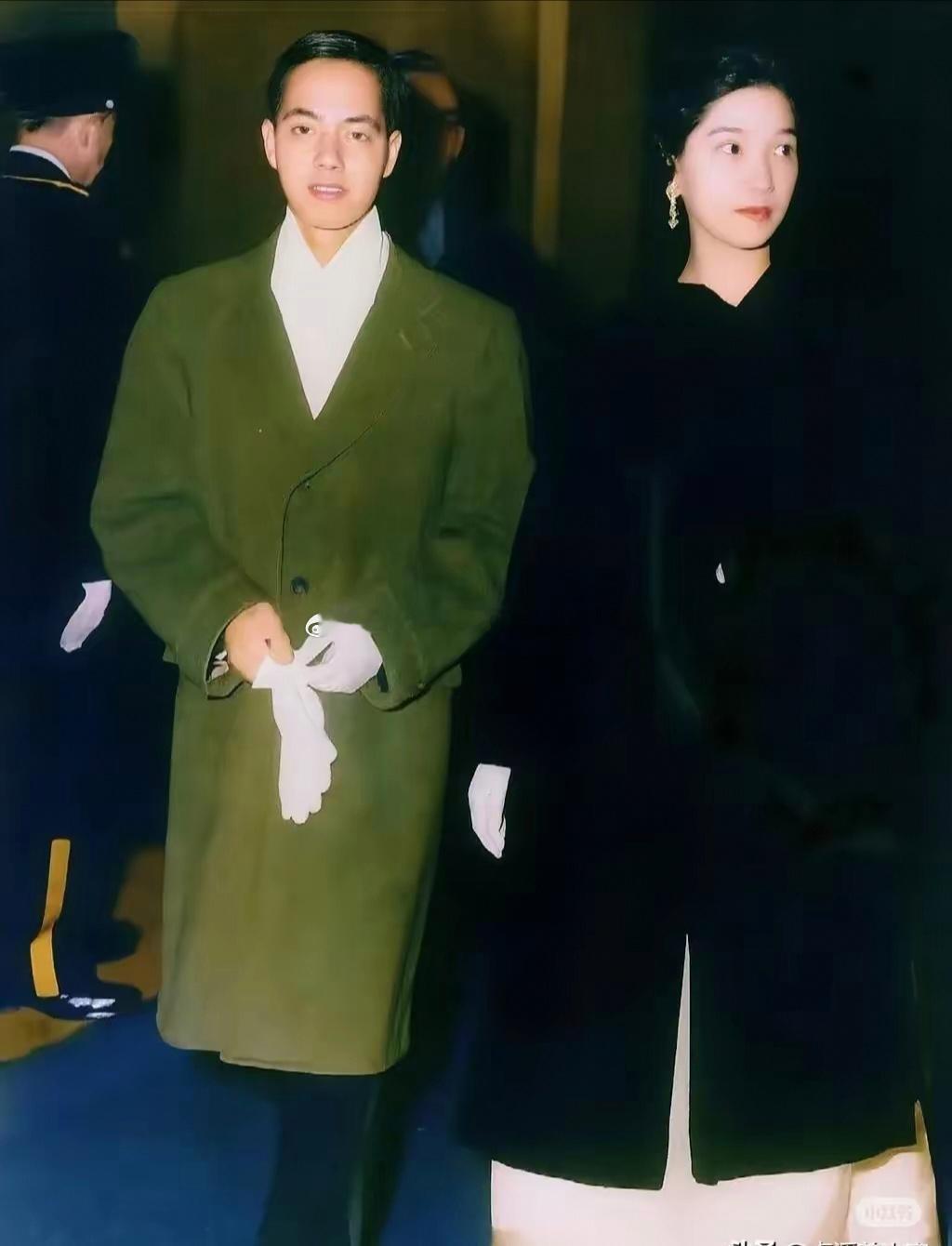 真的是郎才女貌将近一百年前的衣品，现在穿也不过时 李政道 ​​​
