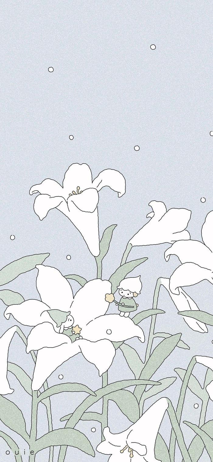 插画系壁纸丨聊天背景图丨全屏手机壁纸 