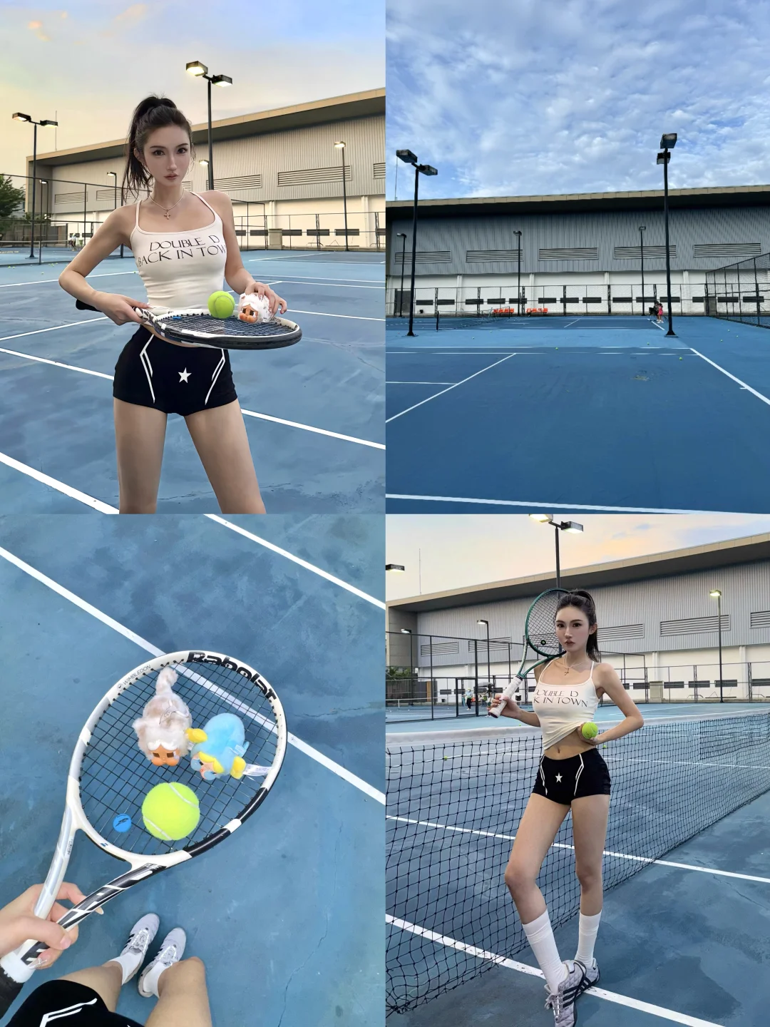 🎾网瘾少女|清迈网球&亚庇网球血汗分享💦