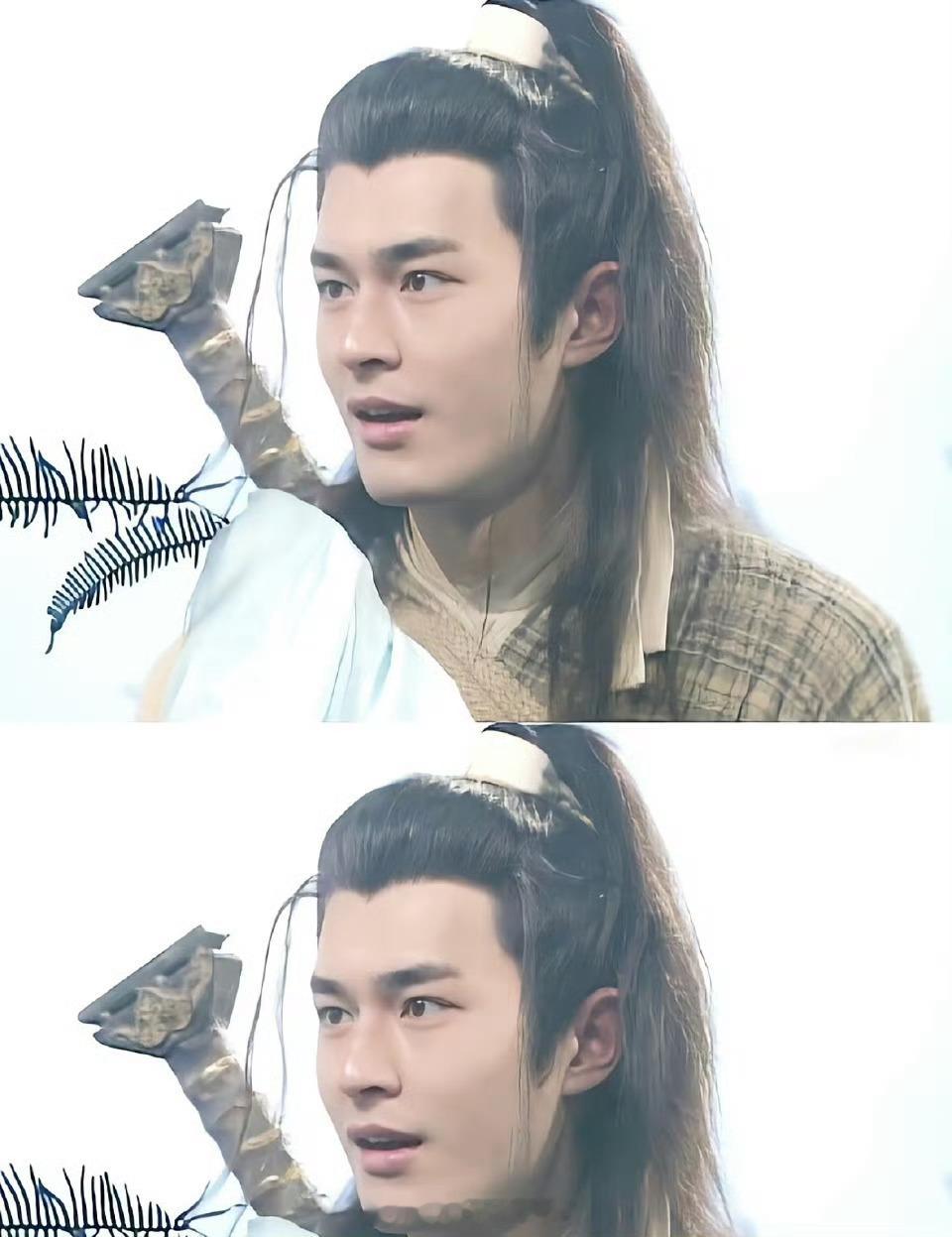 古天乐看车现场直接惊现两只“雕兄”！这装扮也太还原《神雕侠侣》了吧，毛茸茸的翅膀