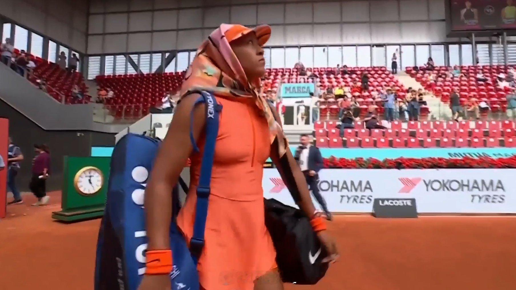 大阪直美马德里登场造型👇点评下网球talking大会wta