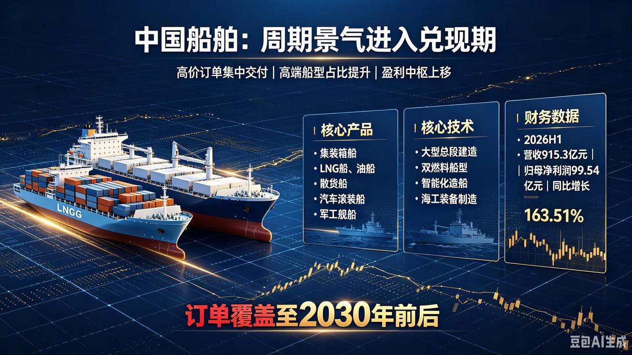 中国船舶最新催化投资逻辑。