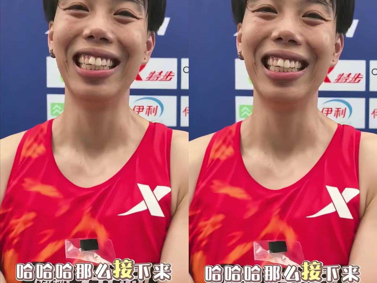 谁懂啊！刘景扬这情商也太高了，格局直接拉满！厦门钻石联赛100栏赛场，刘景扬跑了