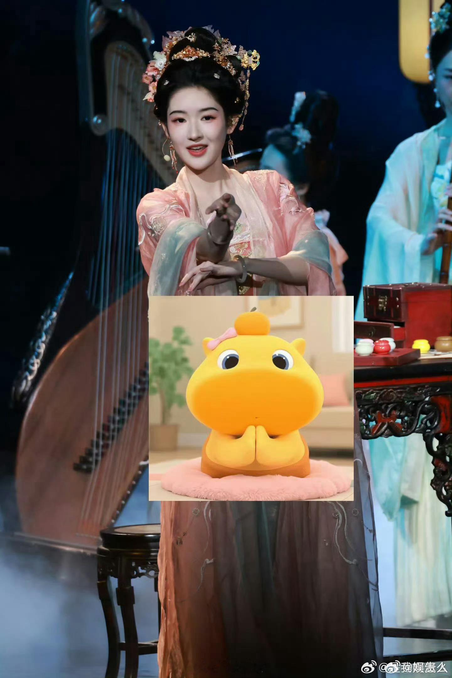 王玉雯穿唐装王玉雯唐装好美 好灵动的大小姐 