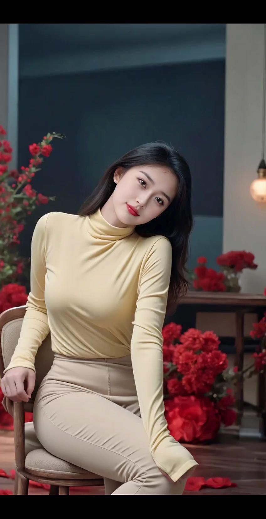 祝大家新年快乐，好运齐来
清纯甜美 简约穿搭 甜美女孩