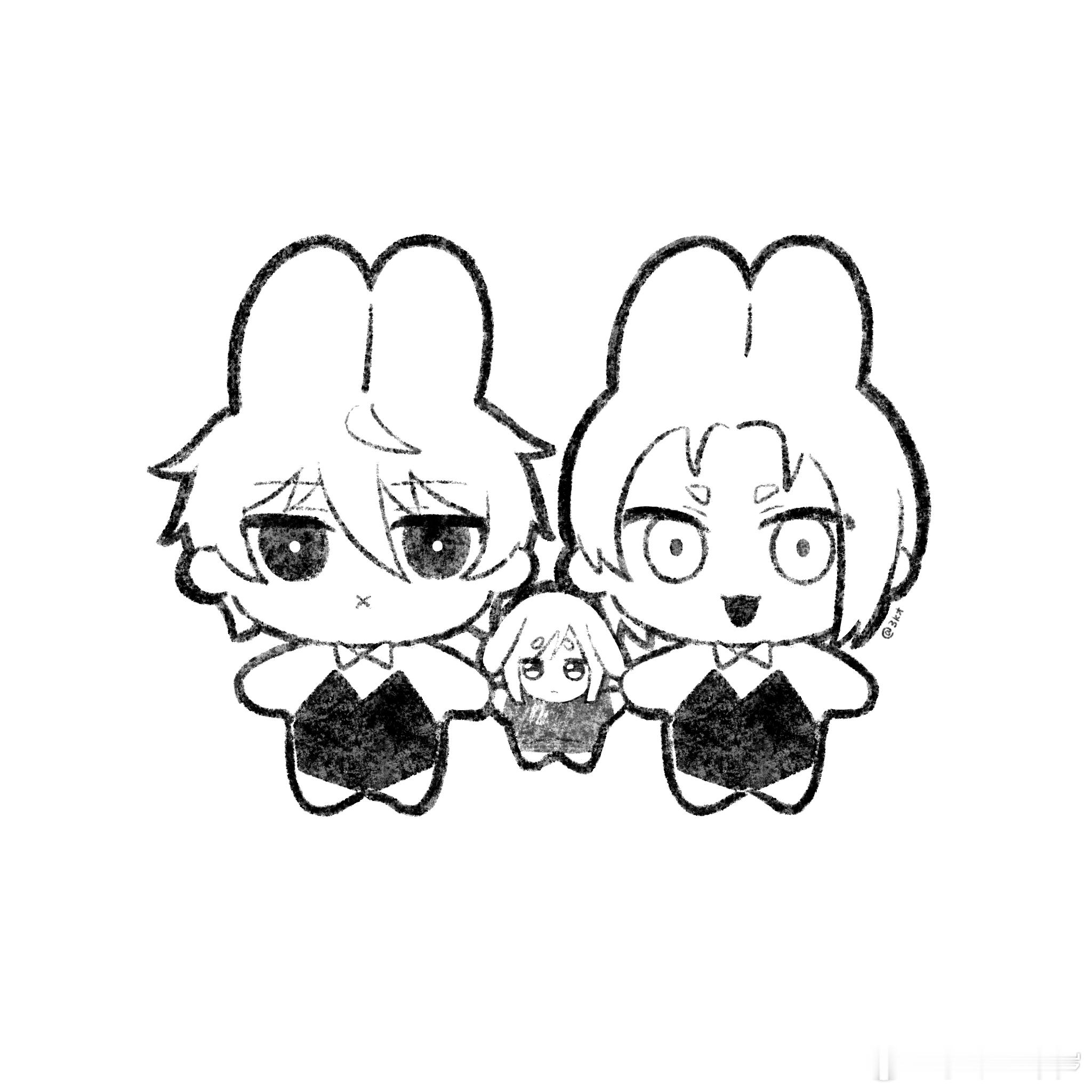 #凪玲[超话]##凪玲# 不是兔女郎日吗怎么画成这样 ​​​