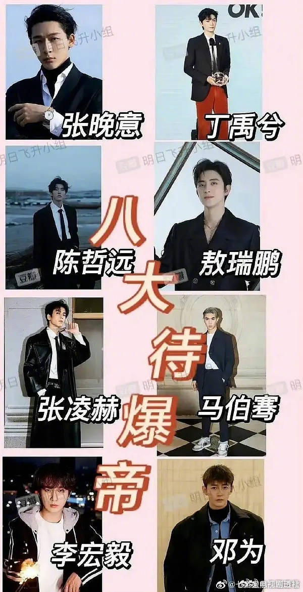 2023年的八大待爆生，现在爆了几个？🔥张晚意 丁禹兮 陈哲远 敖瑞鹏张凌赫 