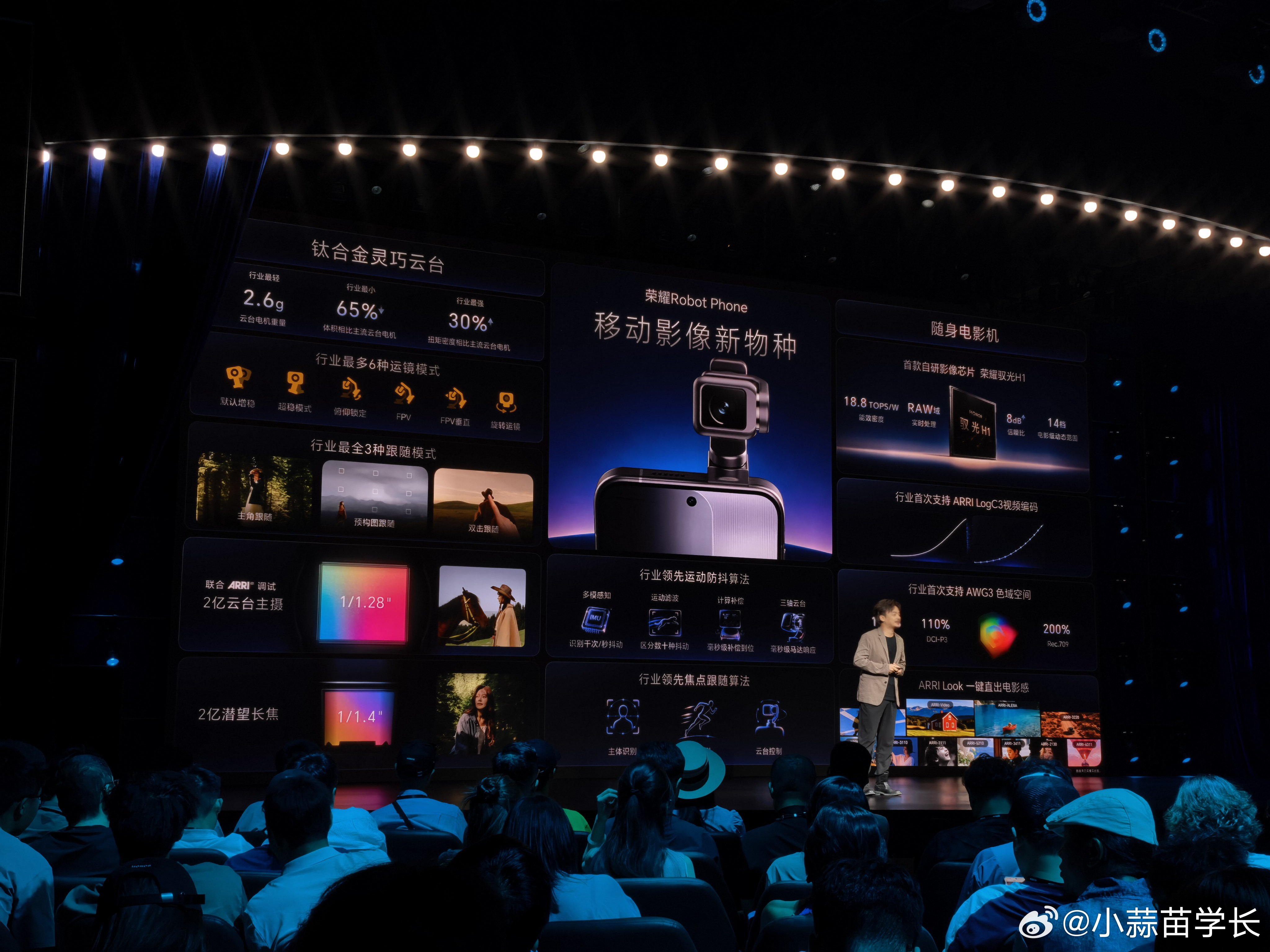 荣耀Robot Phone的完整影像规格，大家喜欢吗？