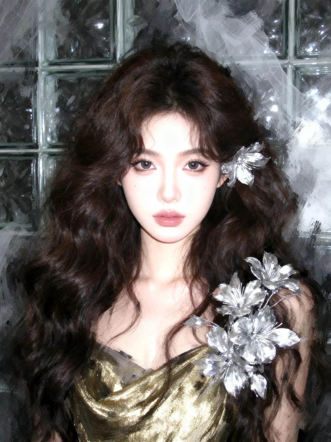 0 成本🖤银花酷感写真