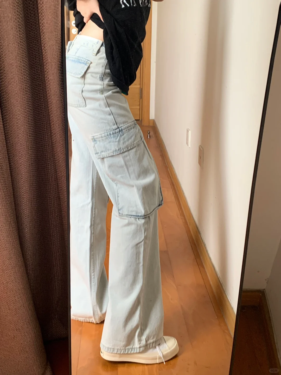 158/105微胖梨形今年买到最满意的工装裤！🥰